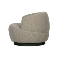 Woolly draaifauteuil bouclé naturel beige